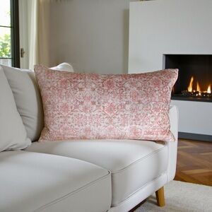 Devi Designs Decorative Chenille Throw Pillow Duck Feather Insert Included 14x26